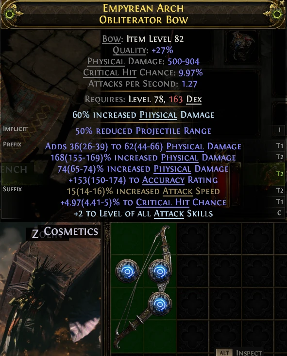 EMPYREAN ARCH OBLITERATOR Bow