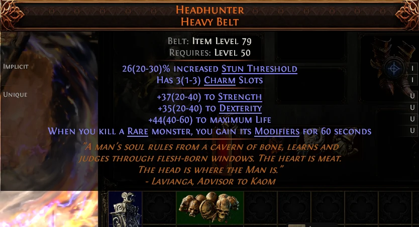 HEADHUNTER HEAVY BELT