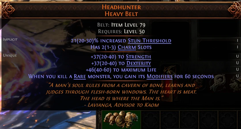 HEADHUNTER HEAVY BELT