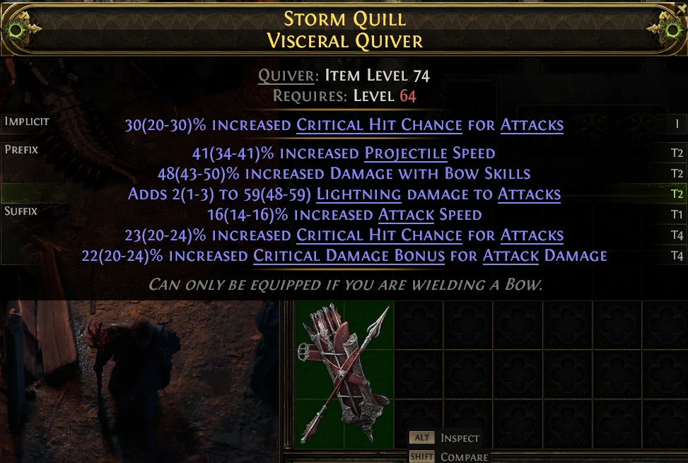 STORM QUILL VISCERAL QUIVER