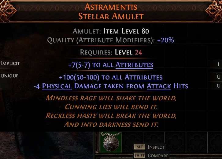 ASTRAMENTIS STELLAR AMULET