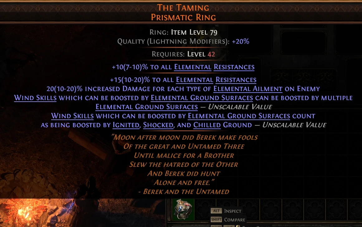 THE TAMING PRISMATIC RING