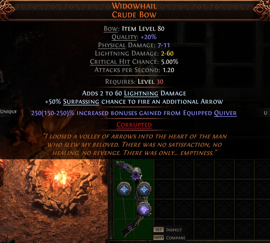 WIDOWHAIL CRUDE Bow