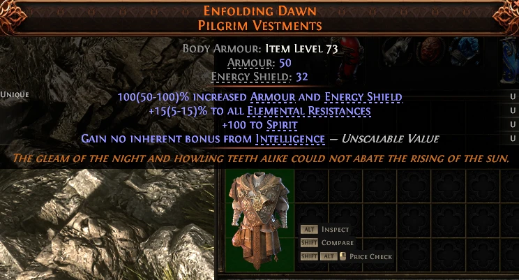 ENFOLDING DAWN PILGRIM VESTMENTS