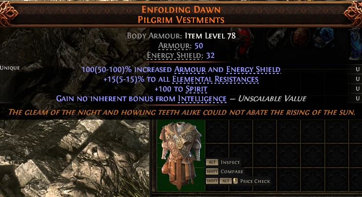 ENFOLDING DAWN PILGRIM VESTMENTS