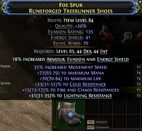 FOE SPUR RUNEFORGED TREERUNNER SHOES