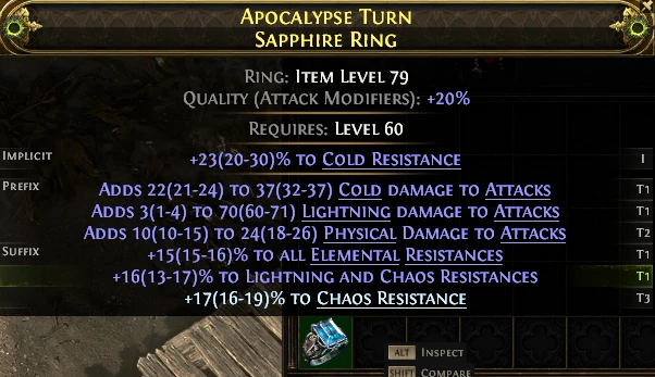 APOCALYPSE TURN SAPPHIRE RING