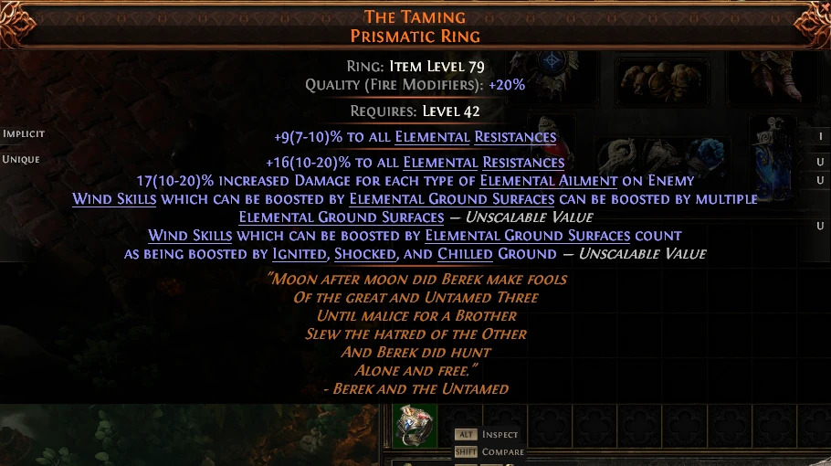 THE TAMING PRISMATIC RING
