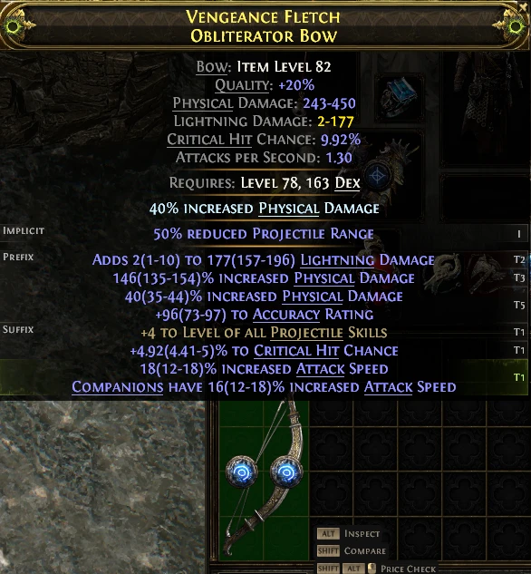 VENGEANCE FLETCH OBLITERATOR Bow