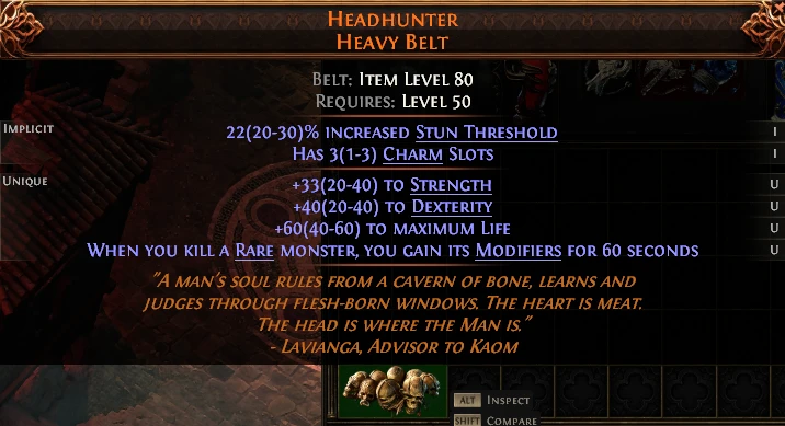 HEADHUNTER HEAVY BELT