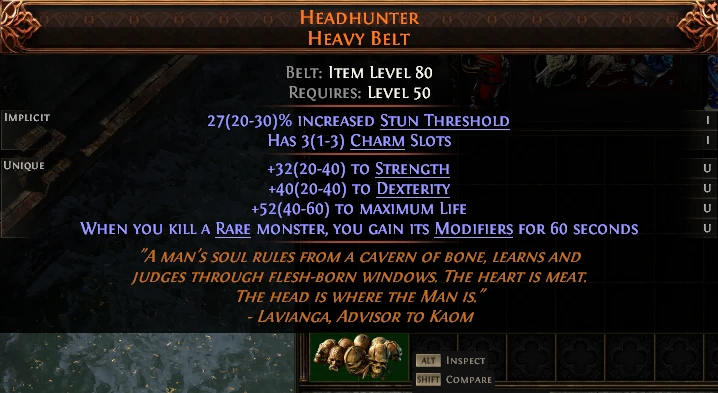 HEADHUNTER HEAVY BELT
