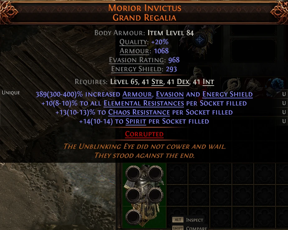 MORIOR INVICTUS GRAND REGALIA