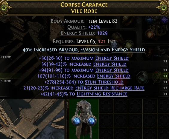 CORPSE CARAPACE VILE ROBE