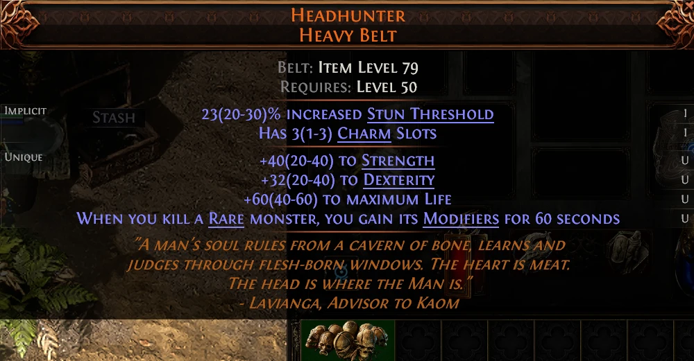 HEADHUNTER HEAVY BELT