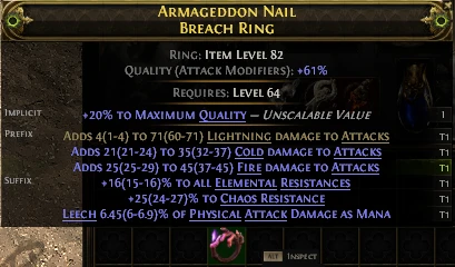 ARMAGEDDON NAIL BREACH RING
