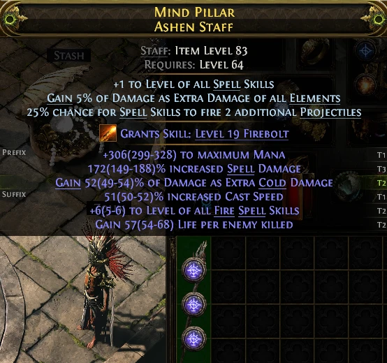 MIND PILLAR ASHEN STAFF STASH